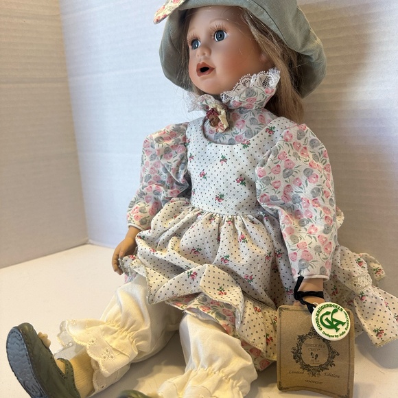 2001 Boyds Bear Yesterdays’ Children Amanda Large L/E Doll 4944 - Picture 2 of 8